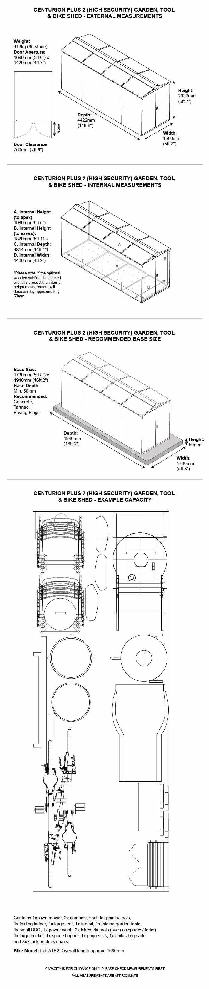 Asgard Centurion Plus 2 Dimensions