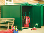 Asgard Centurion large metal shed 5x7