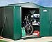 Asgard Gladiator large metal bike shed 7x7