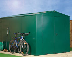 Asgard Gladiator Plus 1 metal shed 7x11 from Gardien | garden security