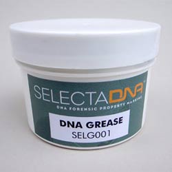 a pot of SELECTADNA grease for property marking